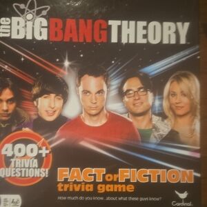 The Big Bang Theory Fact or Fiction Trivia Game - Black/Red